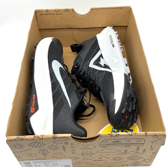 Nike ReactX Wildhorse 10 Black Grey Trail Shoes Sz 7 M / 8.5 W New FV2338-0011